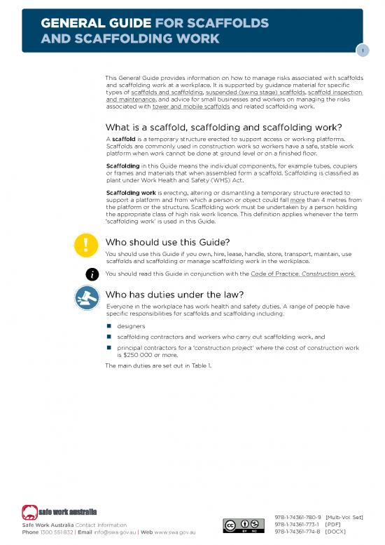 picture_Types Of Scaffolding Pdf 84660 | Scaffolds Scaffolding Work General Guide