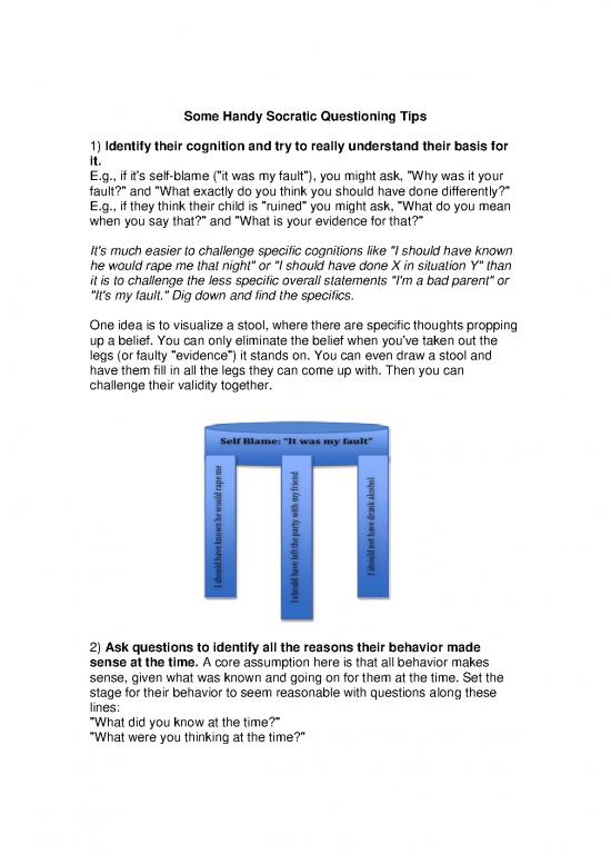 picture1_Socratic Questioning Pdf 85552 | Socratic Questioning Stool