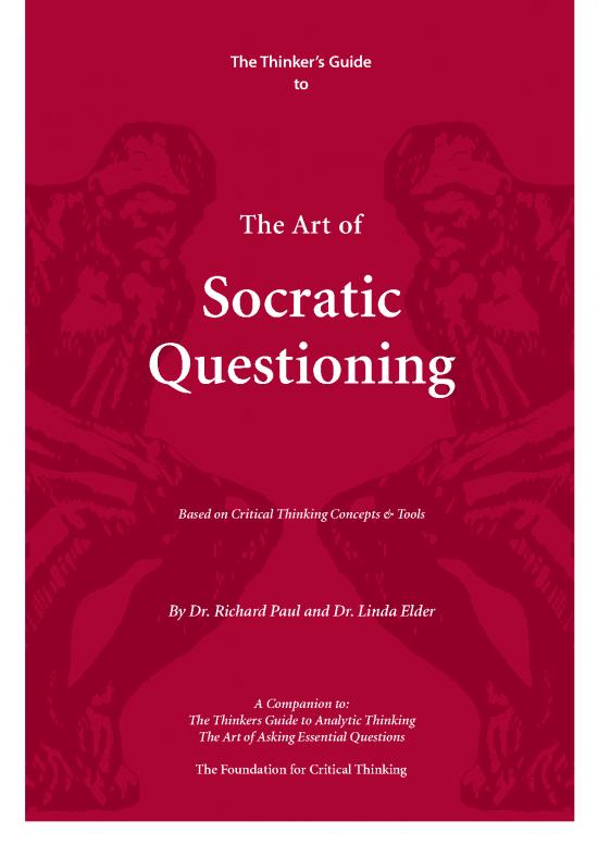 picture Socratic Questioning Pdf 86557 | Socraticquestioning2006