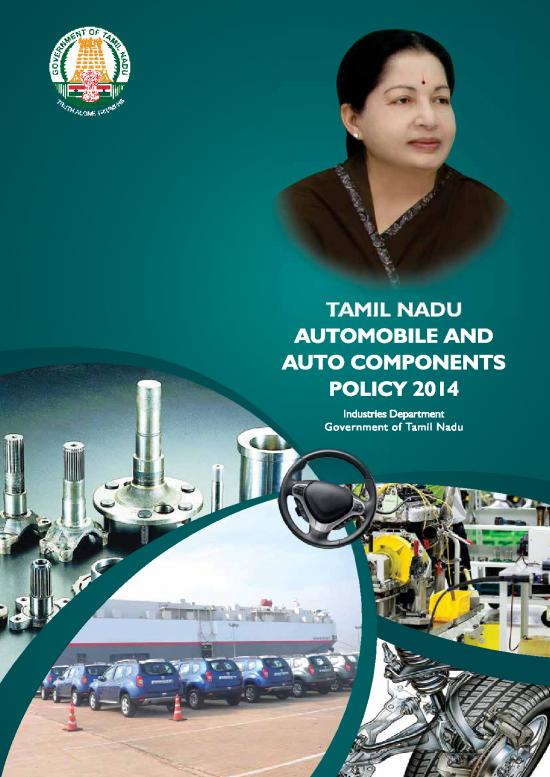 picture_Automobile Pdf 85064 | Tamil Nadu Automobile And Auto Components Policy 2014