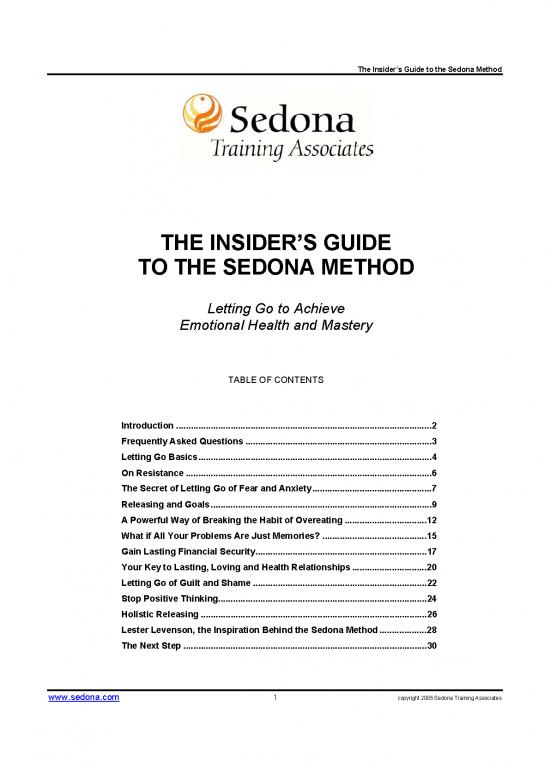 picture_Sedona Method Pdf 85801 | The Sedona Method