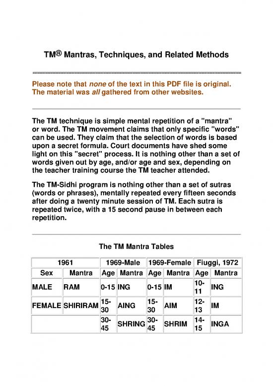 picture_Training Methods Pdf 86470 | Tm Mantras