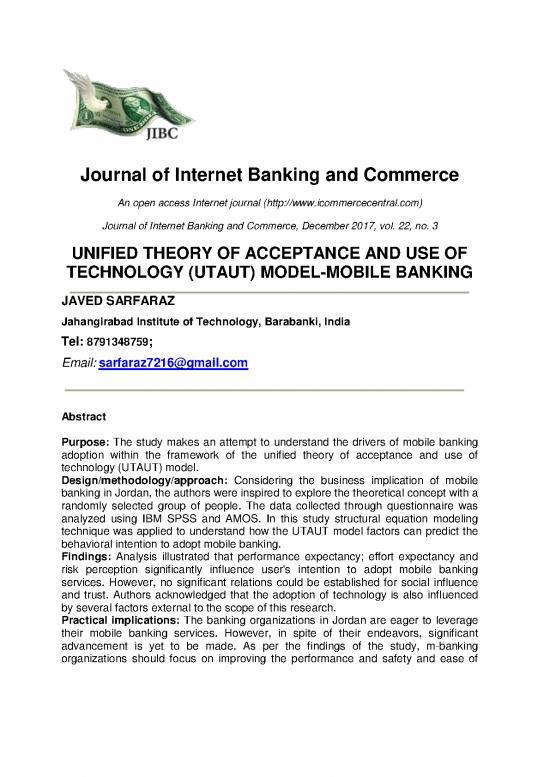 picture1_Technology Pdf 85161 | Unified Theory Of Acceptance And Use Of Technology Utaut Modelmobile Banking