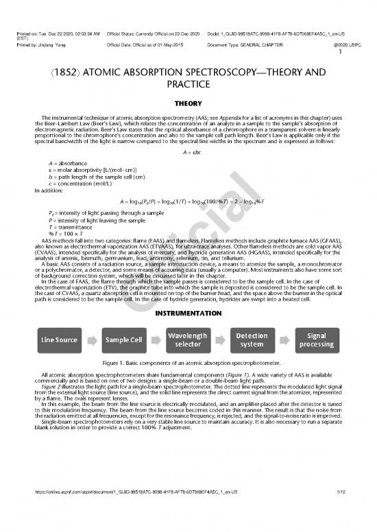 picture Atomic Spectroscopy Pdf 85698 | Usp42 Nf37 243
