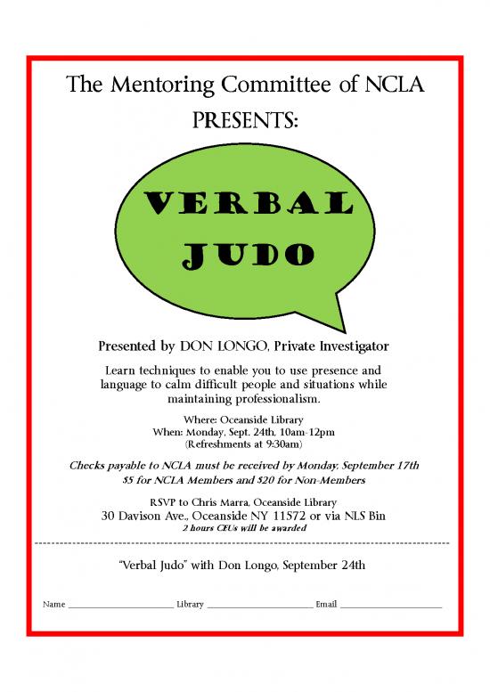 picture Verbal Judo Pdf 86009 | Verbal Judo