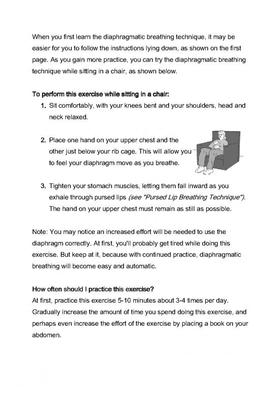 Pursed Lip Breathing Pdf 86529 | Diaphragmatic Breathing Techniques