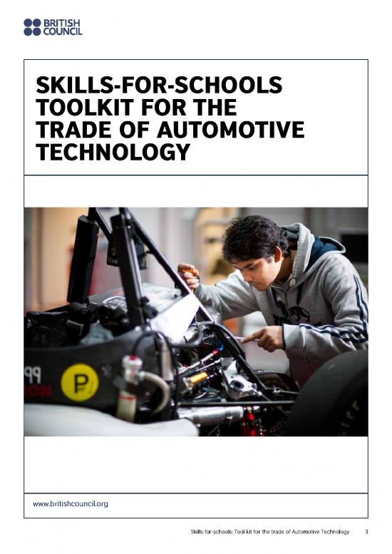 Technology Pdf 86490 Skills For Schools Toolkit For Automotive Technology
