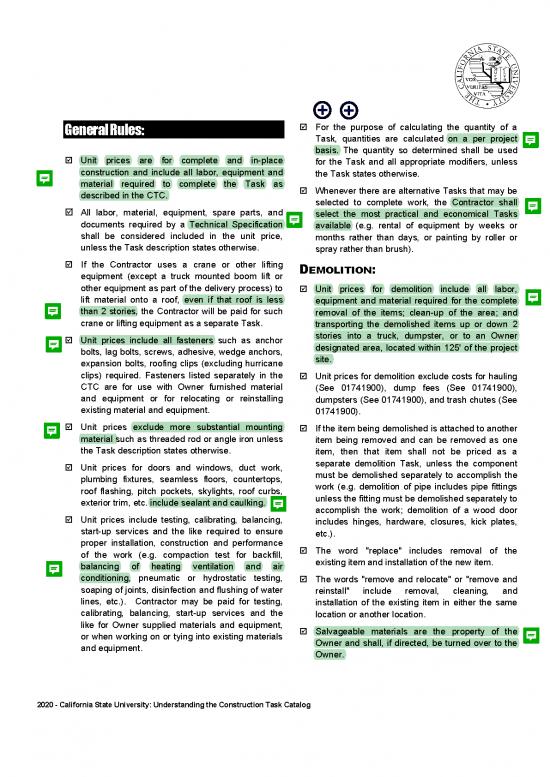 Construction Pdf 84316 Using The Construction Cost Task Catalog