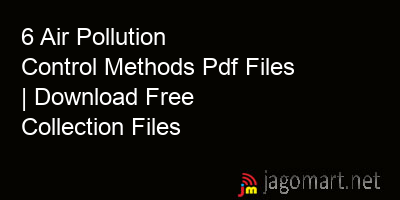 picture 6 Air Pollution Control Methods Pdf Files | Download Free Collection Files