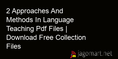 picture 2 Approaches And Methods In Language Teaching Pdf Files | Download Free Collection Files