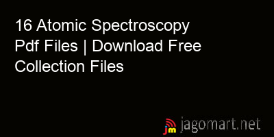 picture 16 Atomic Spectroscopy Pdf Files | Download Free Collection Files