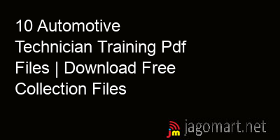 picture 10 Automotive Technician Training Pdf Files | Download Free Collection Files