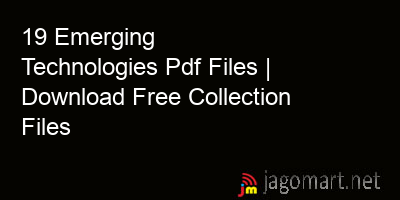 picture 19 Emerging Technologies Pdf Files | Download Free Collection Files