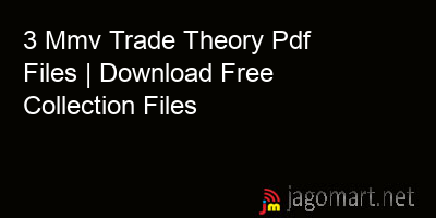 picture 3 Mmv Trade Theory Pdf Files | Download Free Collection Files