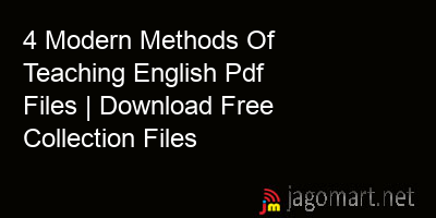 picture 4 Modern Methods Of Teaching English Pdf Files | Download Free Collection Files