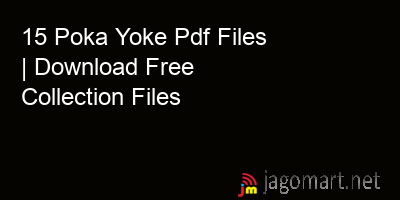 picture 15 Poka Yoke Pdf Files | Download Free Collection Files