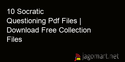 picture 10 Socratic Questioning Pdf Files | Download Free Collection Files