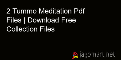 picture 2 Tummo Meditation Pdf Files | Download Free Collection Files