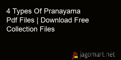 picture 4 Types Of Pranayama Pdf Files | Download Free Collection Files