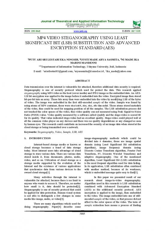 picture Steganography Pdf 88083 | 01f40821bd703f0e043af5c79c7168b5