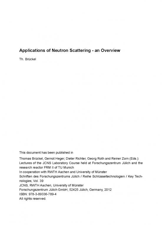 picture_Neutron Diffraction Pdf 88714 | 14 Applications Of Neutron Scattering