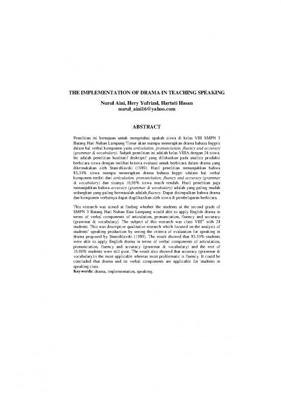 picture_Teaching Pdf 88795 | 213669 The Implementation Of Drama In Teaching