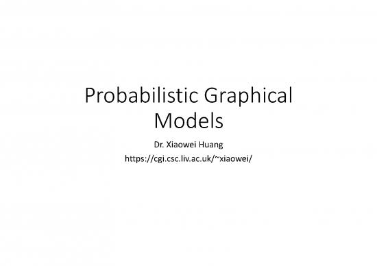 Probabilistic Graphical Models Pdf 88245 | 23 Pgm Intro