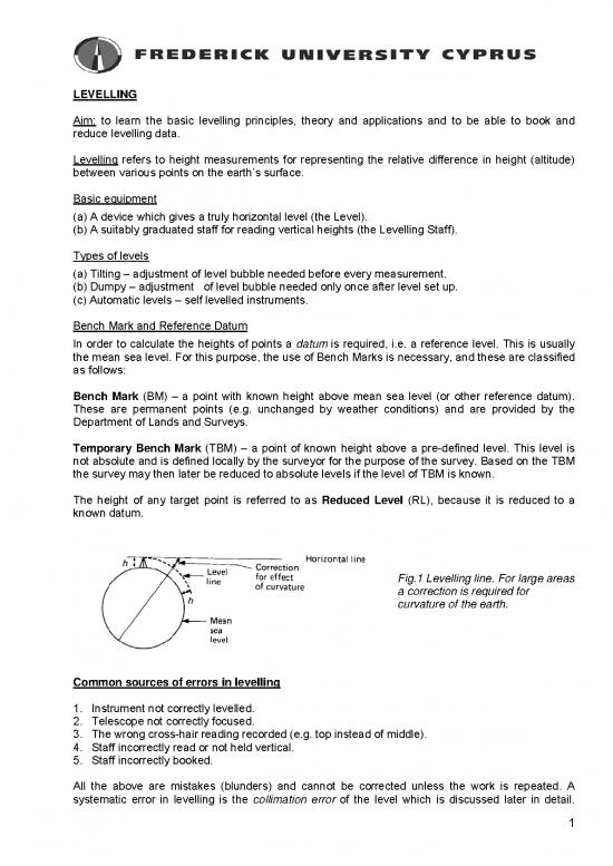 picture_Measurements Pdf 89108 | Acet108 Levelling