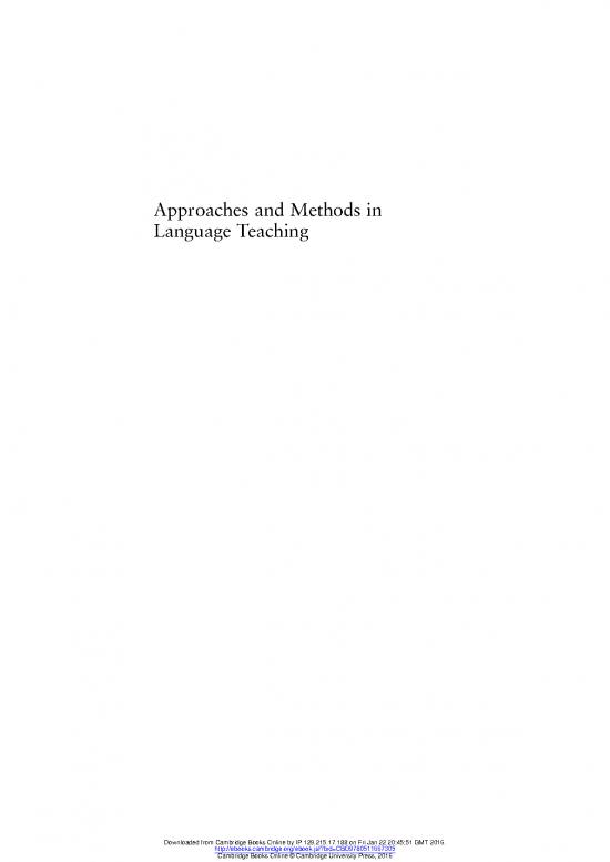 picture1_Second Language Teaching Methods Pdf 88283 | Approaches And Methods In Language Teaching