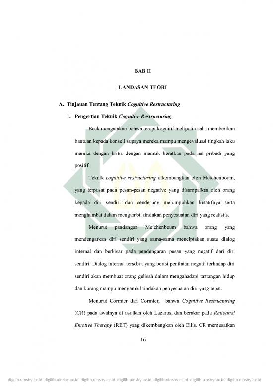 picture Cognitive Restructuring Pdf 88462 | Bab 2 Item Download 2022-09-15 06-41-02
