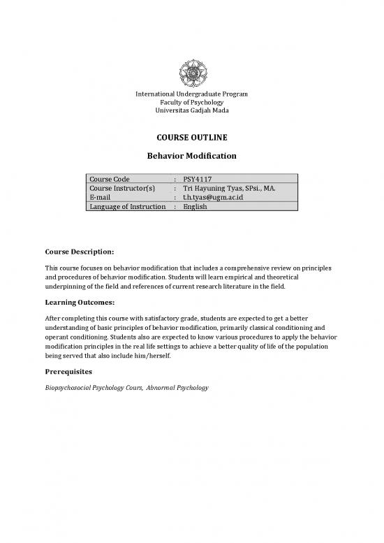 picture1_Behavior Modification Pdf 87702 | Behaviour Modification