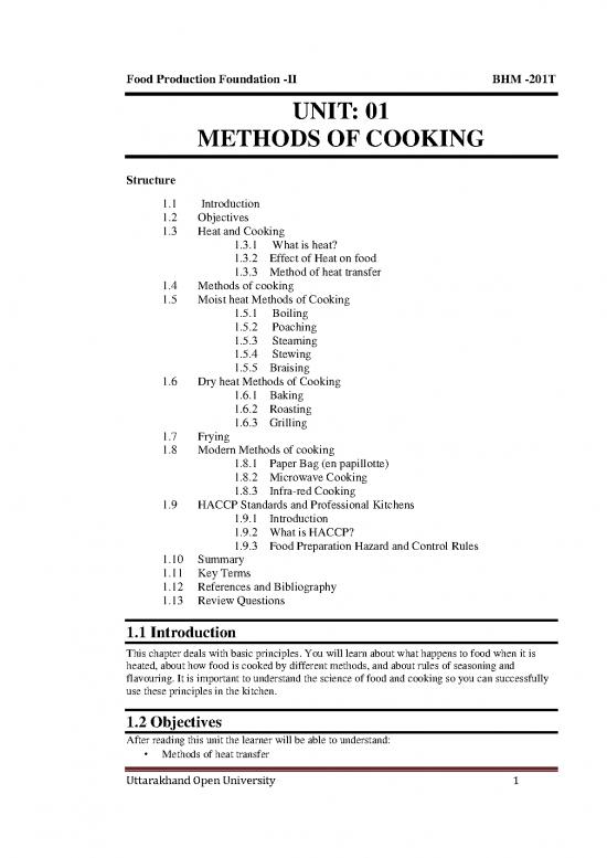 picture1_Methods Of Cooking Pdf 87194 | Bhm 201t