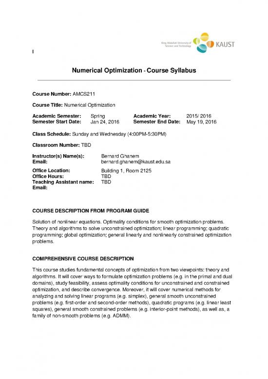 picture1_Teaching Methods Pdf 86838 | Cemse Amcs211 Numerical Optimization Bernard Ghanem
