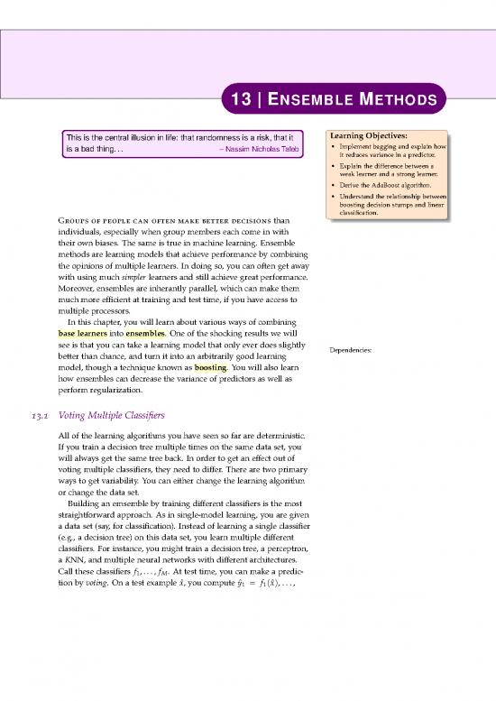 picture Ensemble Methods In Machine Learning Pdf 88385 | Ciml V0 99 Ch13