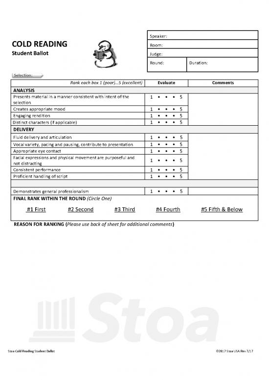 picture1_Thermal Analysis Pdf 88121 | Cold Reading Student Ballot 2017 2018