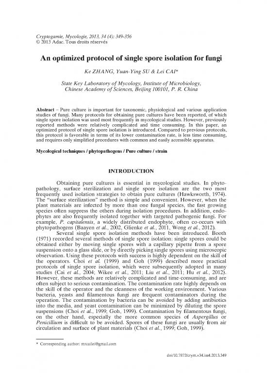 picture_Methods Of Isolation Of Fungi Pdf 88075 | Cryptogamie Mycologie2013v34f4a6