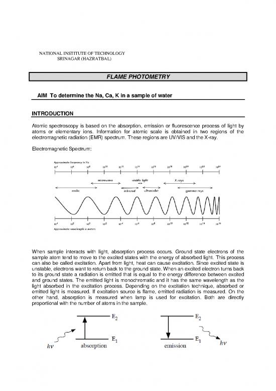 picture1_Flame Emission Spectroscopy Pdf 88876 | Cwe 301 Water Quality And Environment Flame Photometry