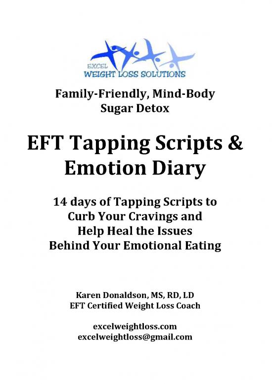 picture1_Eft Tapping Pdf 88564 | Detox Tapping Scripts And Emotion Diary 2018 1