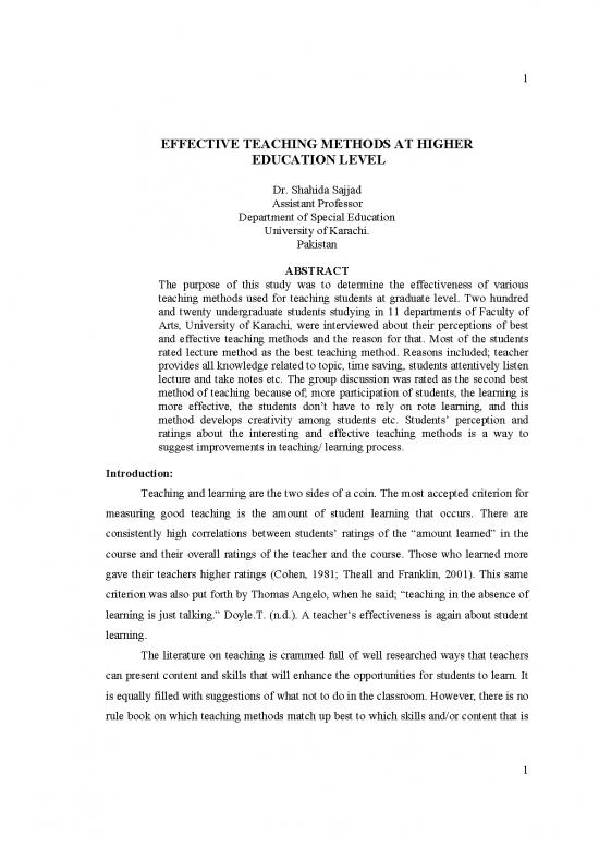 picture Teaching Methods Pdf 87077 | Effectiveteachingmethodsathighereducationlevel