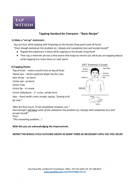 picture_Head First Pdf 88113 | Everyone Tapping Handout