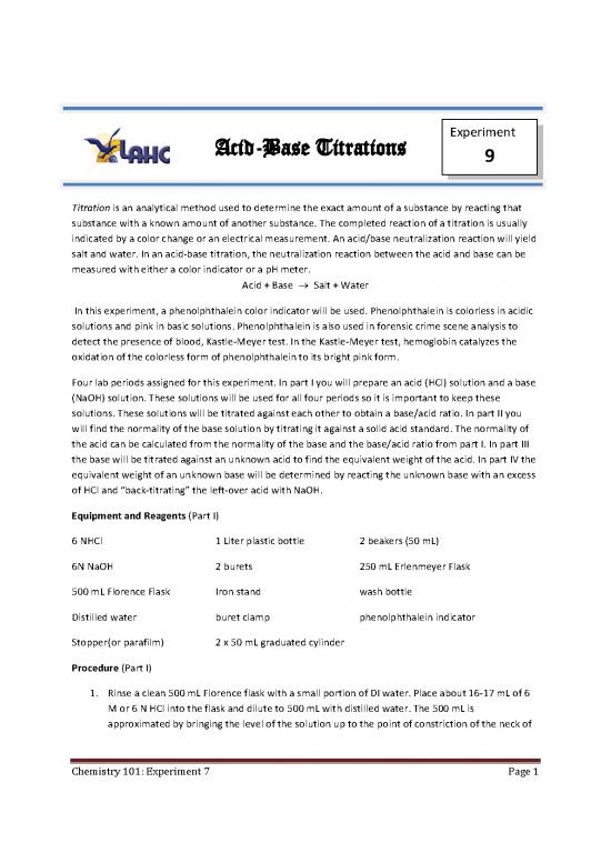 picture Thermal Analysis Pdf 88502 | Exp 9   Acidbasesp14