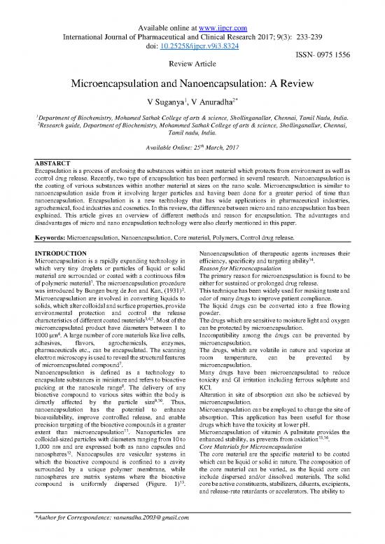 picture Microencapsulation Pdf 87677 | Ijpcr,vol9,issue3,article11