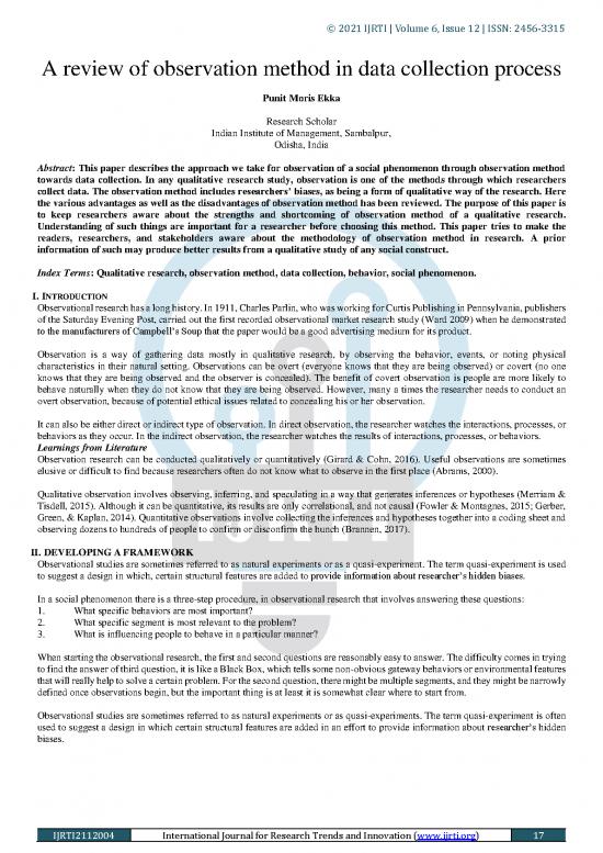 picture_Observation Method Of Data Collection Pdf 86773 | Ijrti2112004