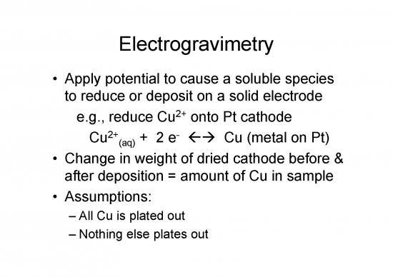 picture_Electrogravimetry Pdf 88577 | Instrumental Lecture 25 Electrochem