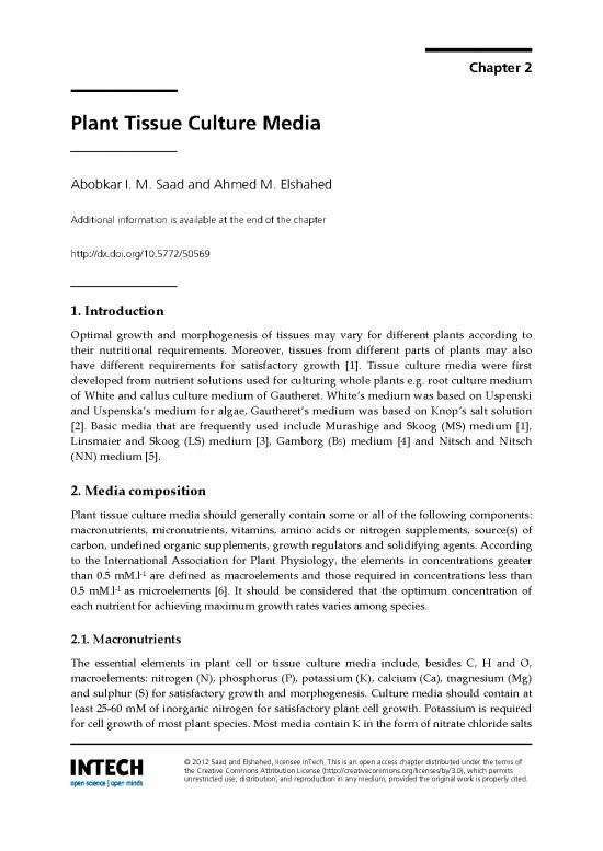picture1_Tissue Culture Pdf 87439 | Intech Plant Tissue Culture Media