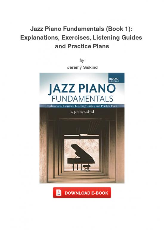picture1_Jazz Piano Improvisation Exercises Pdf 89082 | Jazz Piano Fundamentals Book 1 Explanations Exercises Listening Guides And Practice Plans Ebooks Free
