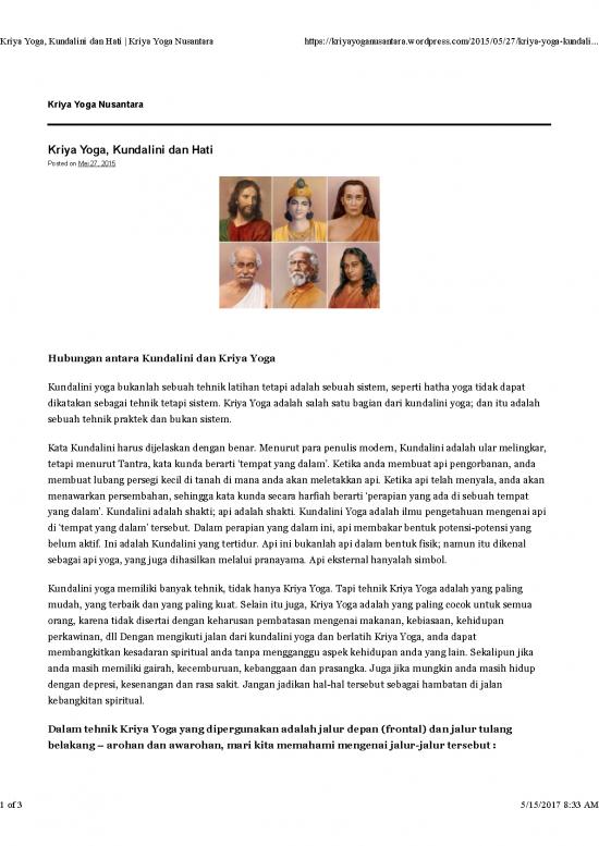 picture_Kriya Pdf 88334 | Kriya Yoga, Kundalini Dan Hati   Kriya Yoga Nusantara