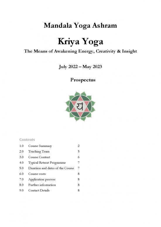 picture1_Kriya Yoga Pdf 86865 | Kriya Yoga Course Prospectus July 2022 R95xrmx