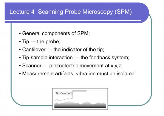 picture_Scanning Probe Microscopy Pdf 88971 | Lecture 4 Spm