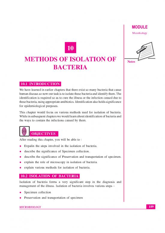 picture1_Methods Of Isolation Of Bacteria Pdf 87875 | Lesson 10